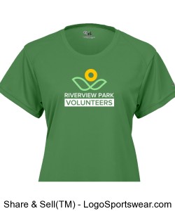 Ladies Dry Performance Shirt - Riverview Park Volunteers Design Zoom