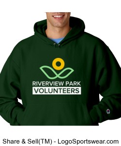 Adult Unisex Hoodie Sweatshirt - Riverview Park Volunteers Design Zoom