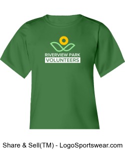 Youth Dry Performance Shirt - Riverview Park Volunteers Design Zoom